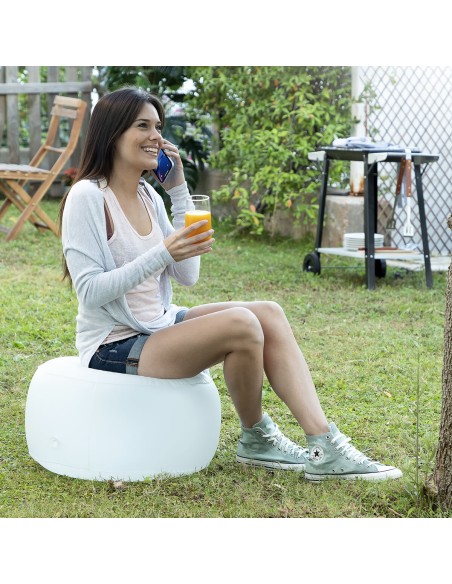 Siège gonflable LED Pulight InnovaGoods – Ambiance lumineuse