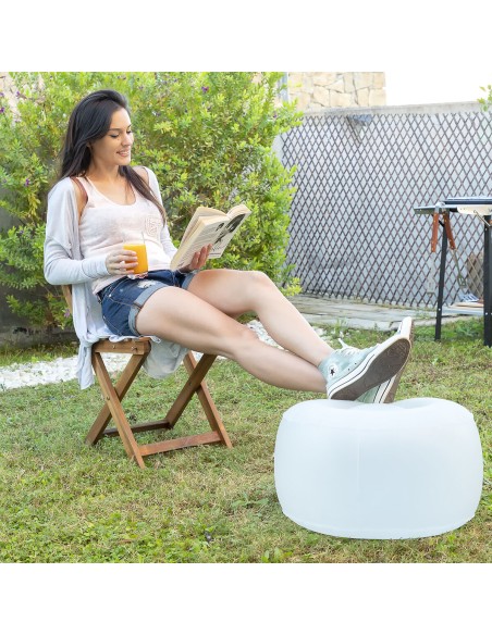 Siège gonflable LED Pulight InnovaGoods – Ambiance lumineuse