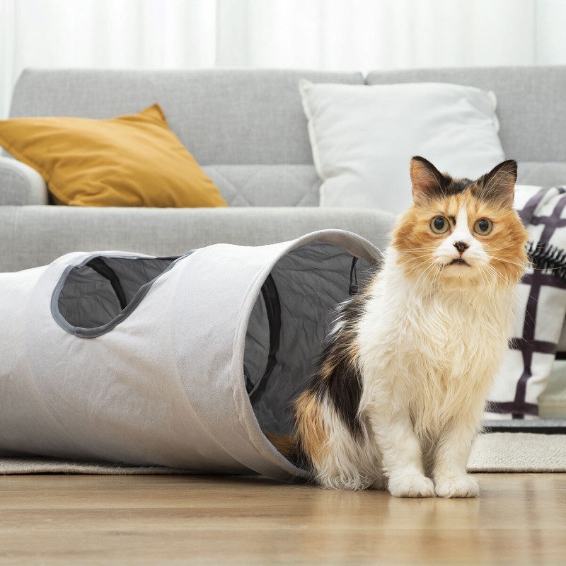 Tunnel de jeu Funnyl InnovaGoods – Activité pour chats