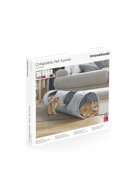 Tunnel de jeu Funnyl InnovaGoods – Activité pour chats