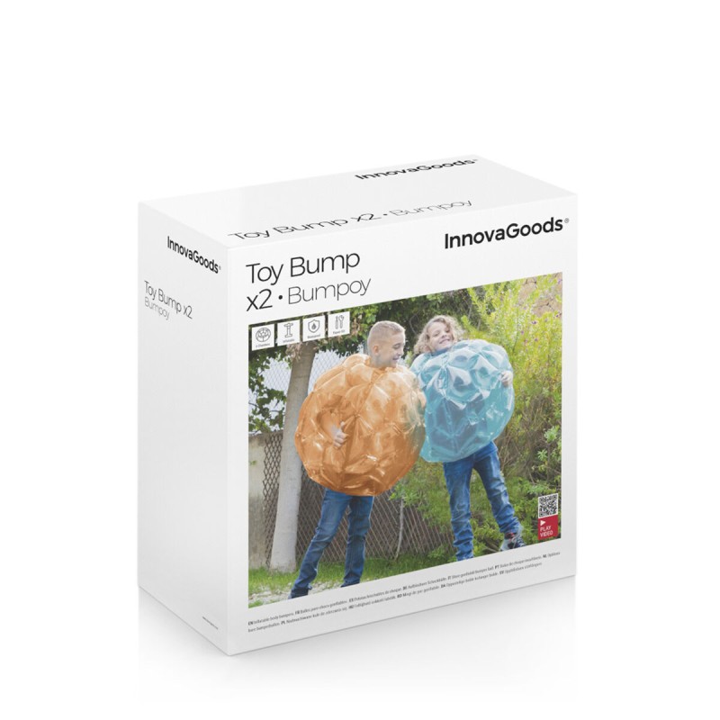 Ballons bulle antichoc Bumpoy InnovaGoods – Jeu extérieur