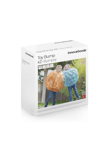 Ballons bulle antichoc Bumpoy InnovaGoods – Jeu extérieur