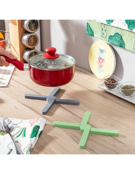 Dessous‑de‑plat pliables Folvet InnovaGoods – Silicone & gain de place