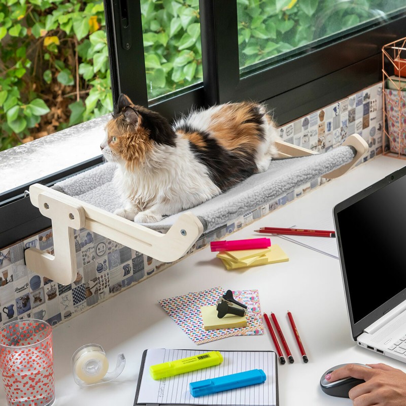 Hamac suspendu pour chats Hamacat InnovaGoods – Repos en hauteur