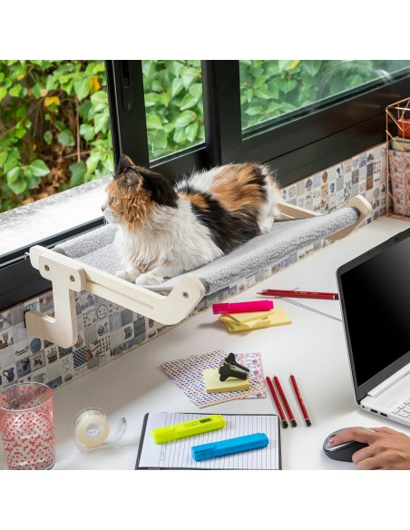 Hamac suspendu pour chats Hamacat InnovaGoods – Repos en hauteur