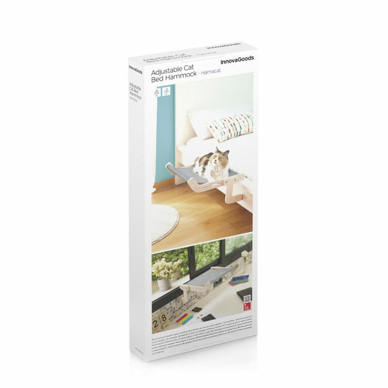 Hamac suspendu pour chats Hamacat InnovaGoods – Repos en hauteur