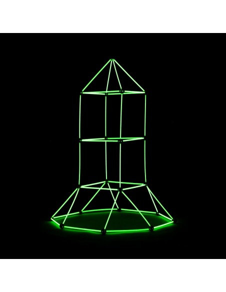 Kit de construction fort 155 pièces Builkitt InnovaGoods – Jeu créatif