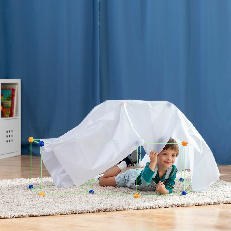 Kit de construction fort 155 pièces Builkitt InnovaGoods – Jeu créatif