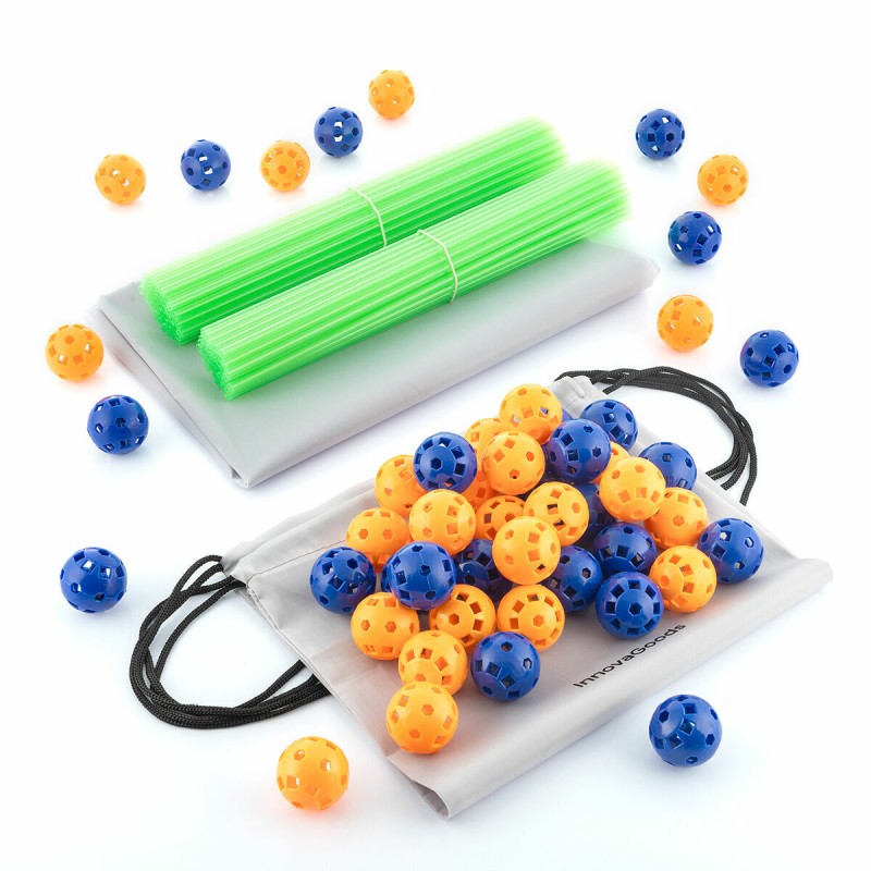 Kit de construction fort 155 pièces Builkitt InnovaGoods – Jeu créatif