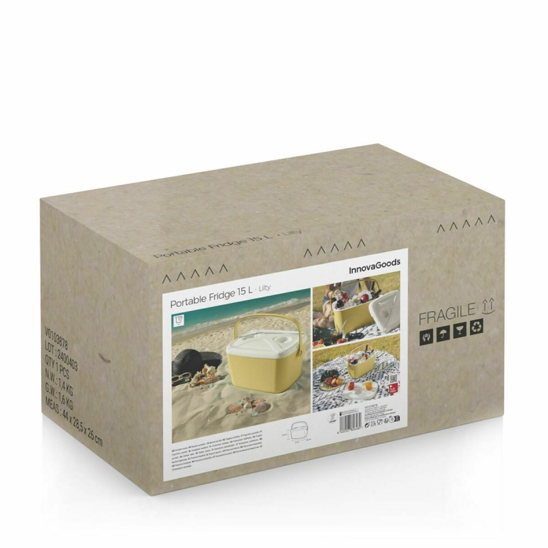 Glacière rigide 15 L Lilty InnovaGoods – Fraîcheur portable
