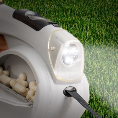 Laisse rétractable 6‑en‑1 Leashic InnovaGoods – Promenade facile 2