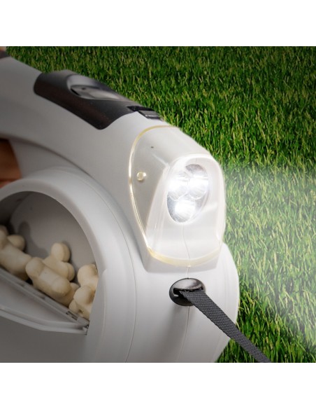 Laisse rétractable 6‑en‑1 Leashic InnovaGoods – Promenade facile