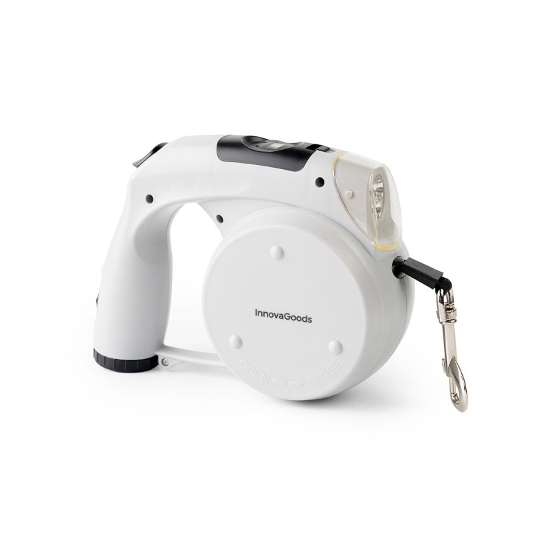 Laisse rétractable 6‑en‑1 Leashic InnovaGoods – Promenade facile