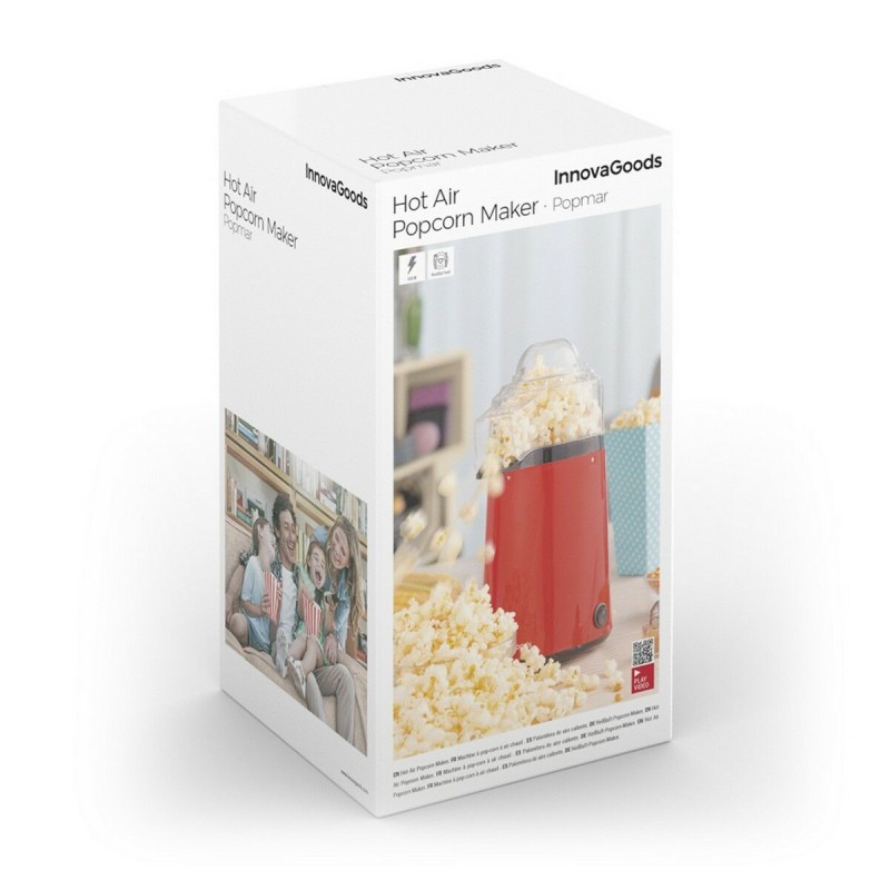 Machine à pop‑corn à air chaud Popmar InnovaGoods – Snack sain