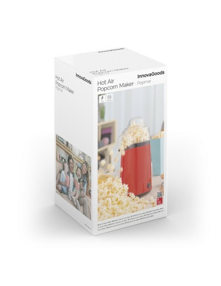 Machine à pop‑corn à air chaud Popmar InnovaGoods – Snack sain