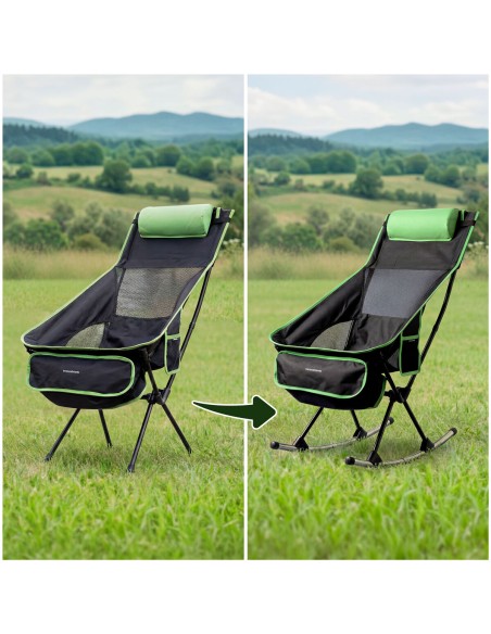 Chaise berçante de camping Trillow InnovaGoods – Confort portable