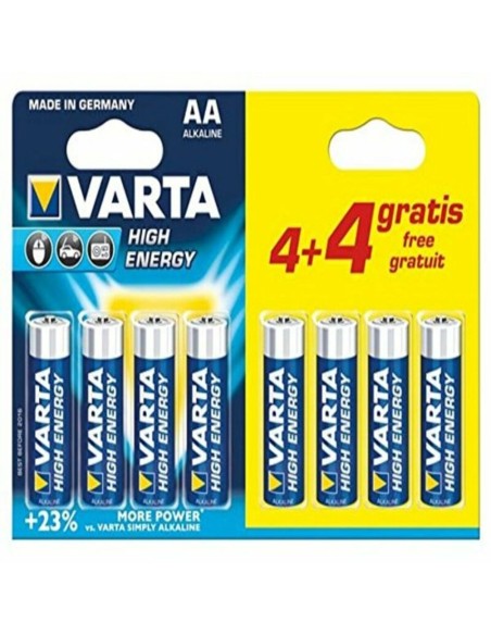 Piles Varta AA 1,5 V – Alcalines (x8)