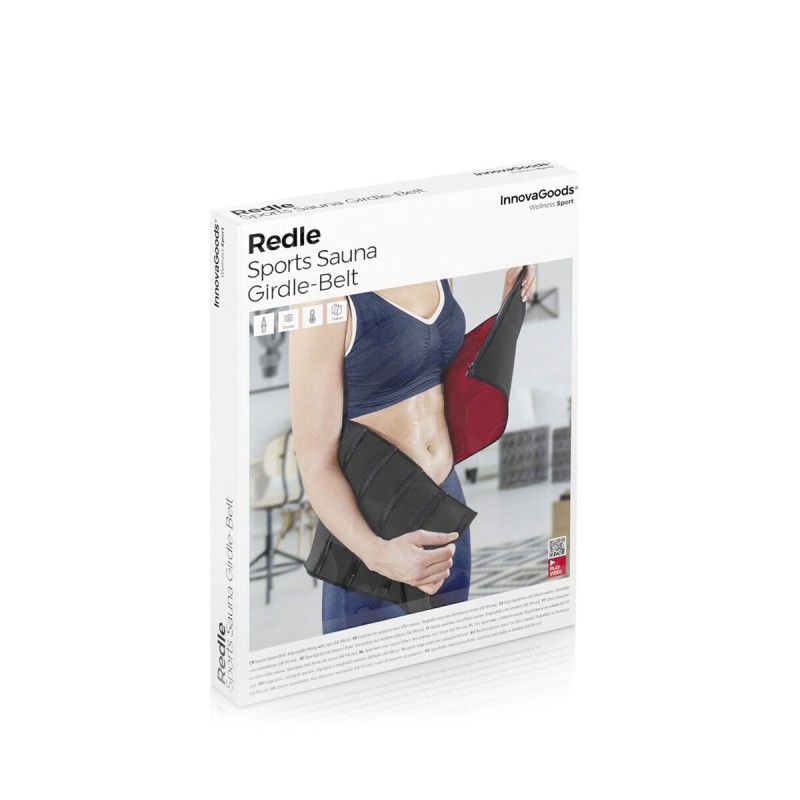 Gaine de Sport Amincissante Effet Sauna Redle InnovaGoods – Sudation & Modelage