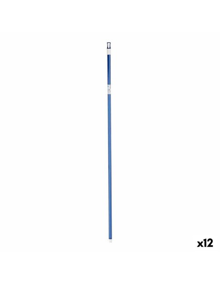Manches à balai métal bleu 130 cm (lot de 12) – Résistants
