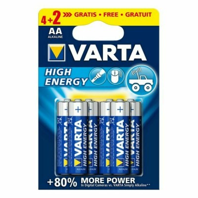 Piles Varta AA 1,5 V – Alcalines (x6)