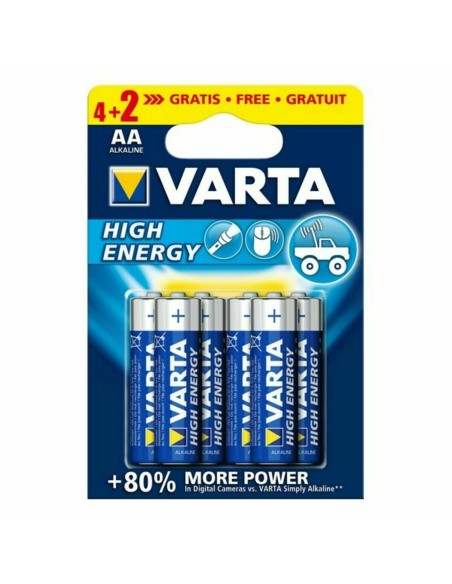 Piles Varta AA 1,5 V – Alcalines (x6)