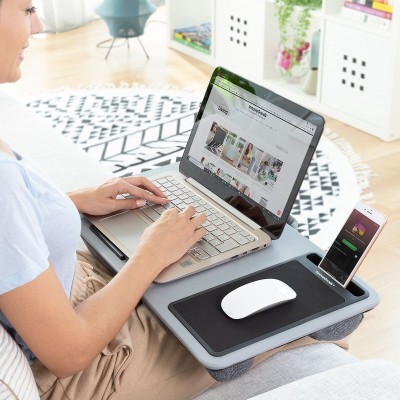 Bureau Portable avec Coussin XL Deskion – Confort + stabilité sur les genoux