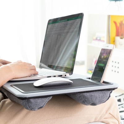 Bureau Portable avec Coussin XL Deskion – Confort + stabilité sur les genoux 2