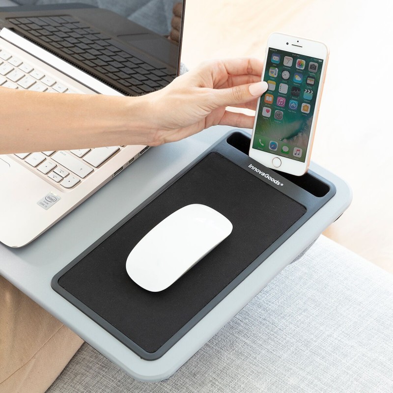 Bureau Portable avec Coussin XL Deskion – Confort + stabilité sur les genoux
