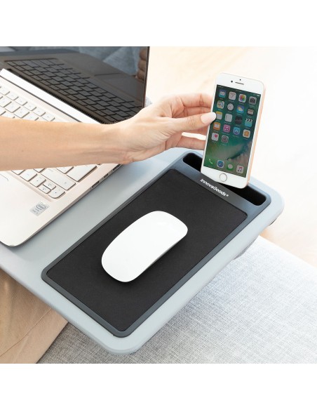 Bureau Portable avec Coussin XL Deskion – Confort + stabilité sur les genoux