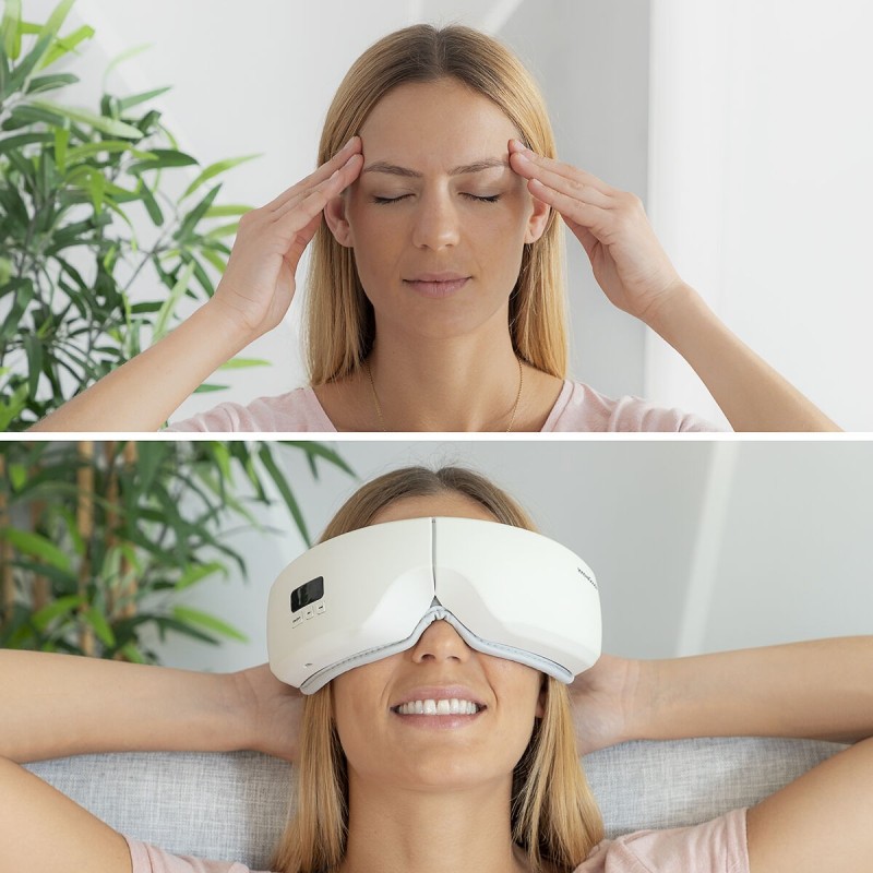 Masseur d’yeux compression d’air 4‑en‑1 Eyesky InnovaGoods – Détente oculaire complète