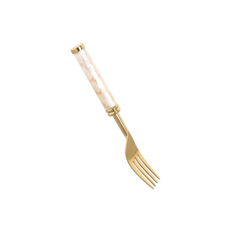 Couverts Home ESPRIT 16 pièces – Blanc & doré