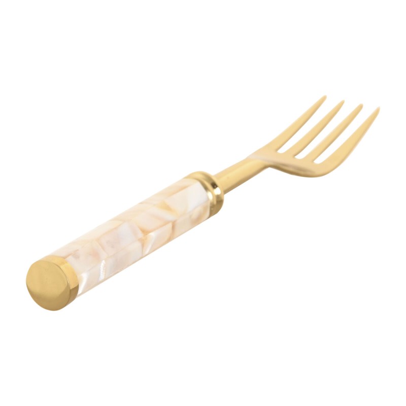 Couverts Home ESPRIT 16 pièces – Blanc & doré