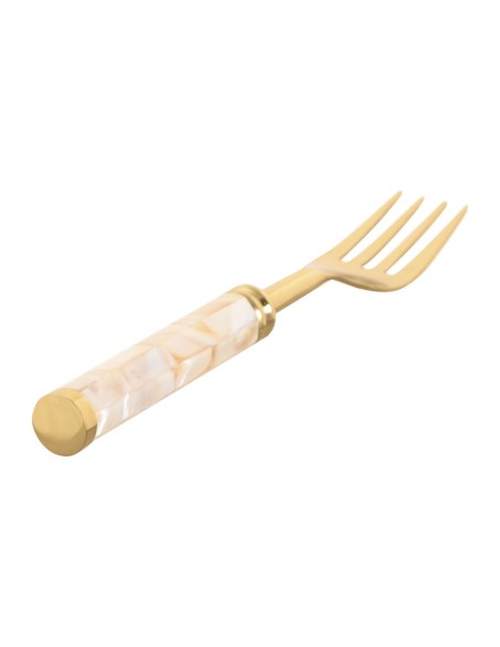 Couverts Home ESPRIT 16 pièces – Blanc & doré