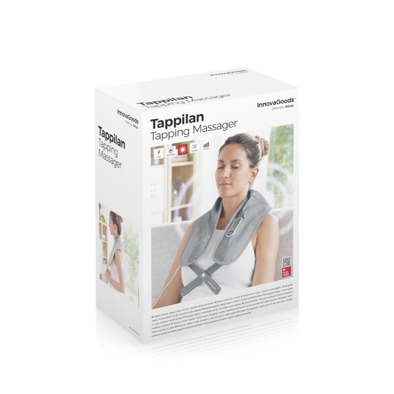 Masseur tapping + chaleur Tappilan InnovaGoods – Détente musculaire profonde
