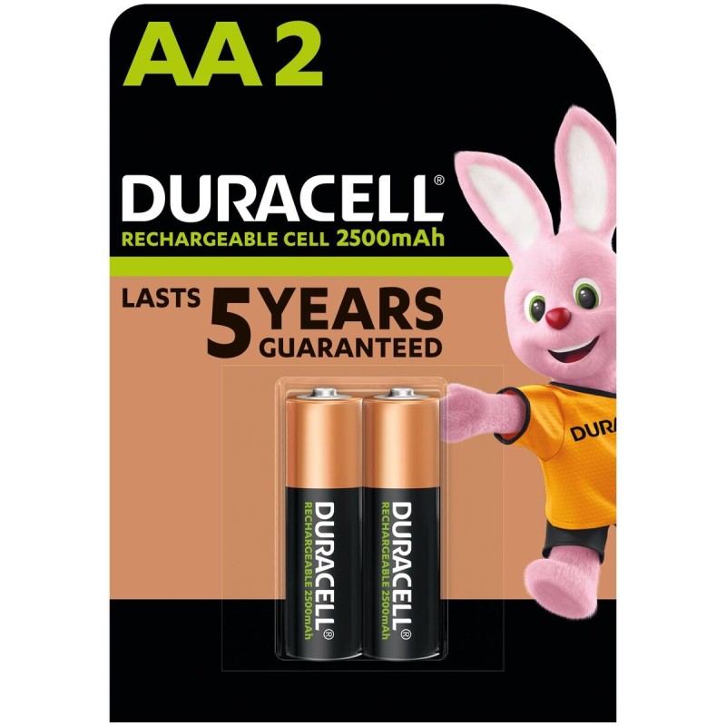 Piles rechargeables Duracell AA – Haute capacité