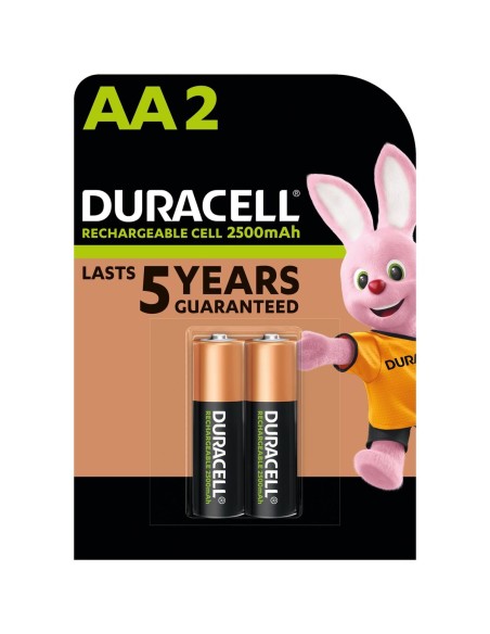 Piles rechargeables Duracell AA – Haute capacité