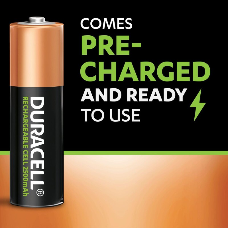 Piles rechargeables Duracell AA – Haute capacité
