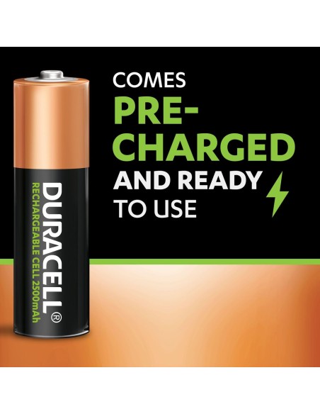 Piles rechargeables Duracell AA – Haute capacité