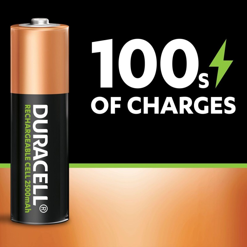 Piles rechargeables Duracell AA – Haute capacité