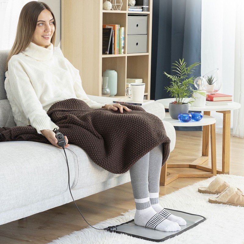 Tapis électrique chauffant Hemat InnovaGoods – Soulagement musculaire multi‑zones