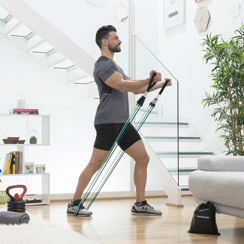 Set Bandes de Résistance Tribainer InnovaGoods 3 U – Entraînement Polyvalent