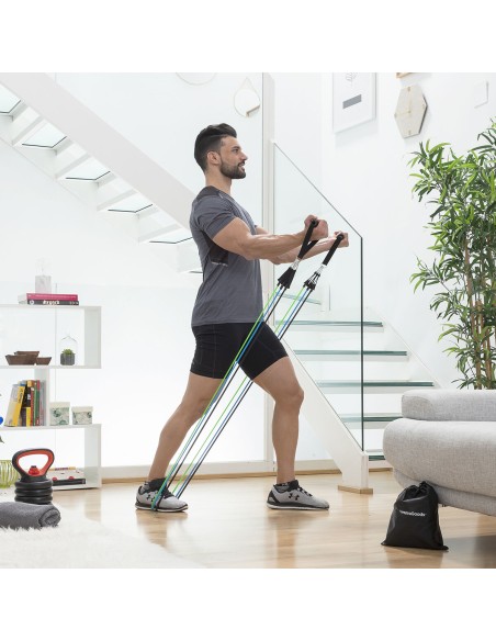 Set Bandes de Résistance Tribainer InnovaGoods 3 U – Entraînement Polyvalent