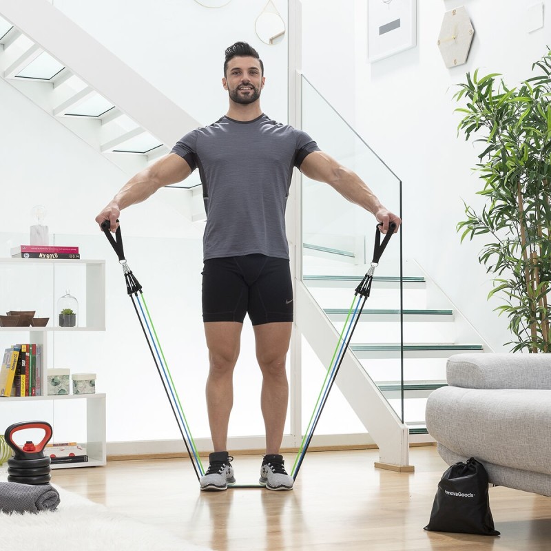 Set Bandes de Résistance Tribainer InnovaGoods 3 U – Entraînement Polyvalent