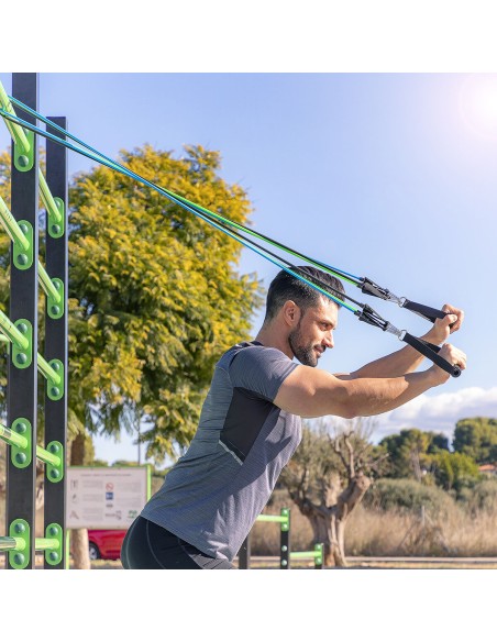Set Bandes de Résistance Tribainer InnovaGoods 3 U – Entraînement Polyvalent