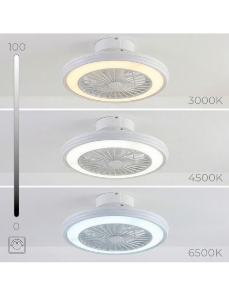 Ventilateur plafond LED RGB Nexory InnovaGoods – Design, silence & 6 vitesses