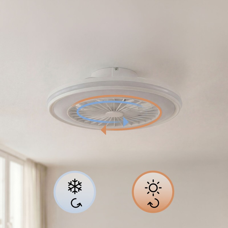 Ventilateur plafond LED RGB Nexory InnovaGoods – Design, silence & 6 vitesses
