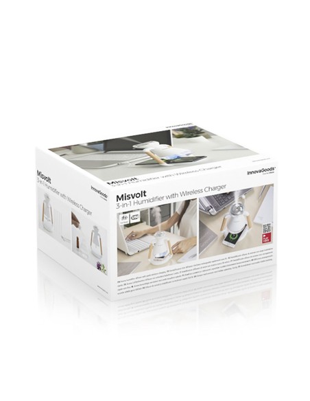 Humidificateur diffuseur Misvolt 3‑en‑1 – Ambiance apaisante