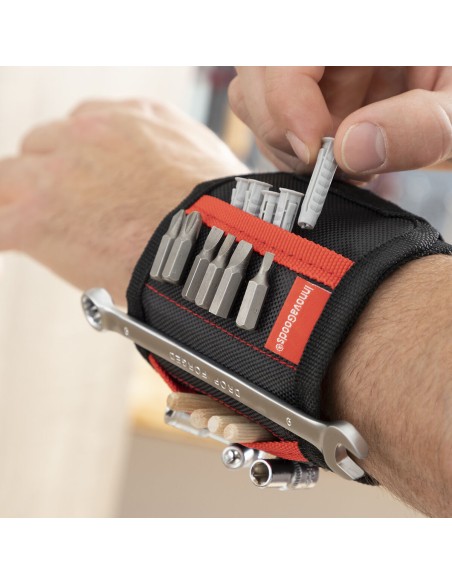 Bracelet magnétique WrisTool – Outils à portée de main