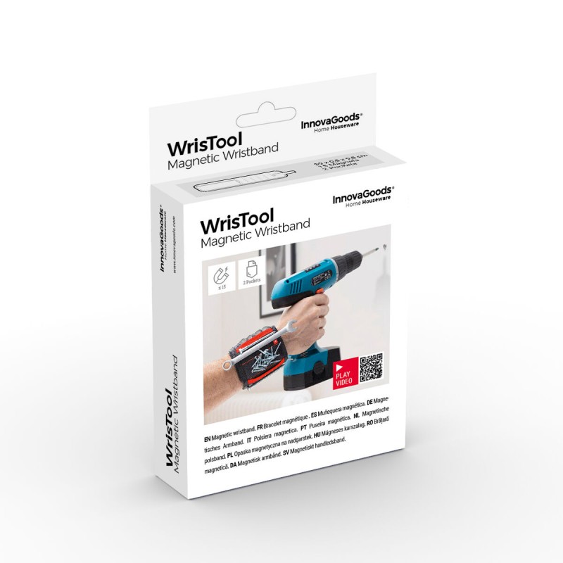 Bracelet magnétique WrisTool – Outils à portée de main