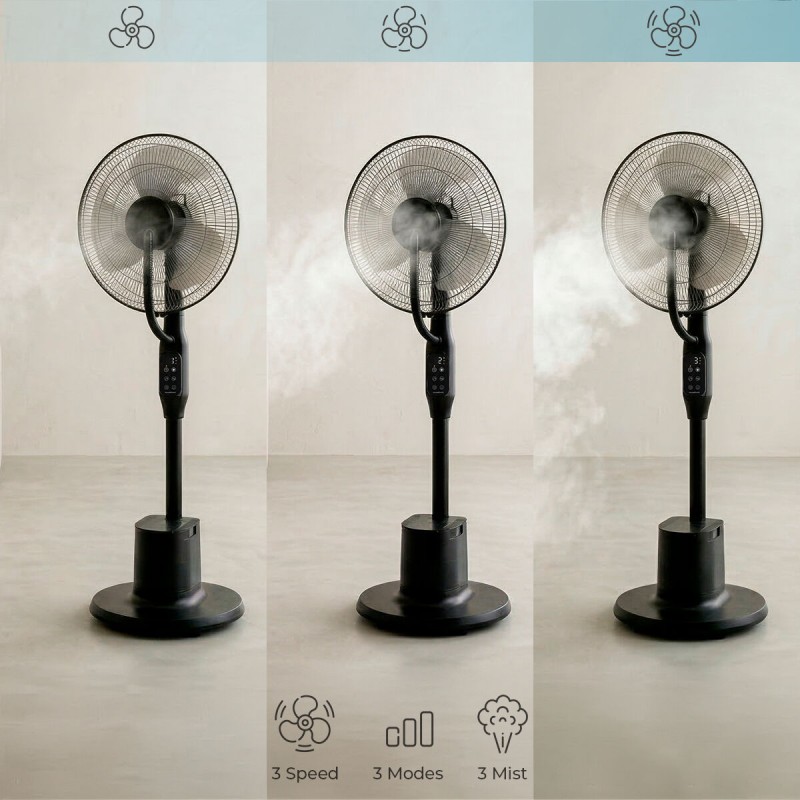 Ventilateur brumisateur Sprair InnovaGoods – Fraîcheur puissante et silencieuse